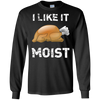 Image of "I Like It Moist" Funny Turkey Thanksgiving T-Shirt