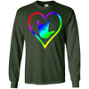 Image of American Sign Language Tshirt I love you - Rainbow - Pride