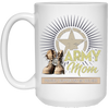 Image of Army Mom Proudly Supporting My Soldier T-Shirt Veterans Gift