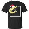 Image of Christmas Shrimp T-Shirt - Shrimp With Santa Hat Tee