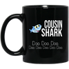 Image of "Cousin Shark" Baby Mommy Daddy Matching Family Shark Shirt