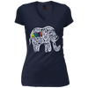 Image of Autism Awareness Elephant Long Sleeve T Shirt