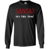 Image of Santa Fake News T-Shirt Trump Joke Funny Christmas Gift