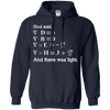 Image of And God Said, Let There Be Light Physics Gift T Shirt