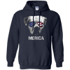 Image of American Bulldog Merica t-shirt - Patriot Patriotic