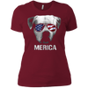 Image of American Bulldog Merica t-shirt - Patriot Patriotic