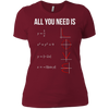 Image of All You Need Is Love Math T-shirt
