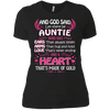 Image of And God Said Let's there be Auntie T Shirts