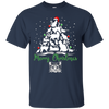 Image of Christmas Tree Merry Christmas Cat Lover Gift T-shirt