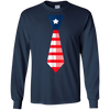Image of 4th of July T-Shirt-Cute Fourth of July American Necktie Tee