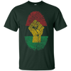 Image of African Pride Fingerprint Black History T-Shirt