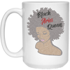 Image of Aries Zodiac Birthday Afro Gift T-Shirt for Black Women