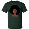 Image of Afro Art Natural Hair T-Shirt for Black Women