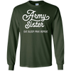 Image of Army Sister Eat Sleep Pray Repeat Shirt