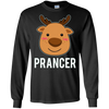 Image of Santa Reindeer Prancer T-Shirt Christmas Group Costume Tee