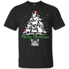 Image of Christmas Tree Merry Christmas Cat Lover Gift T-shirt