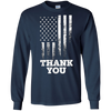 Image of American Flag Veteran's Day Thank You Shirt