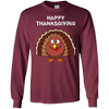 Image of "Happy Thanksgiving" Turkey Thanksgiving Funny T-Shirt