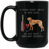 Image of Woman Cannot Survive on Wine A Rhodesian Ridgeback Tshirt