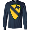 Image of Army 1st Cavalry Division Patch Military Veteran T-Shirt