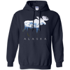 Image of Alaska Day Moose Snowy Mountain Shirt