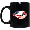Image of American USA Flag Lips - Independence Day 4th July Shirt