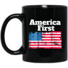 Image of America First Patriotic TShirt Men Women Youth