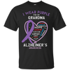 Image of Alzheimer Support Shirt Awareness Month Purple Grandma