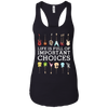 Image of "Important Choices" Electric Guitar Nerd Musician T-shirt