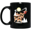 Image of Akita Dog Merry Christmas T Shirt