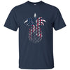 Image of Drapeau des États - Unis, ananas, soirée du 4 juillet, t - shirt.