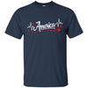 Image of America Heartbeat Red Shirt Fourth of July Outfit Stars