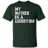 Image of Alzheimer's Awareness Tshirt For Mothers Purple Ribbon Tee