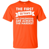 Image of 50th Birthday Funny Tshirt | The First Fifty Are The Hardest