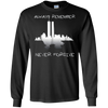 Image of Always Remember Twin Tower Never Forgive T-shirt Sept 11th