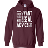Image of Attorney Law Student Gift T Shirt - Lawyer Free Legal Advice