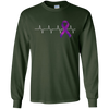 Image of ALZHEIMER'S ALWAYS IN MY HEARTBEAT TEE SHIRTS