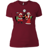 Image of Santa Dabbing Tshirt Mrs. Claus Flossing Shirt