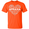 Image of Apraxia Awareness Day Month T Shirt