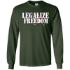 Image of American Flag Legalize Freedom T-Shirt