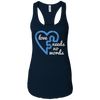 Image of Autism Love Needs no Words Distressed Puzzle Piece T-Shirt