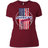Image of American Patriot - Unique Flag Holiday T Shirt 4th July Gift