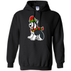 Image of Christmas Siberian Husky Dog T-Shirt, Puppy Xmas Gift