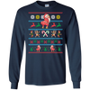 Image of Santa Twerking T-Shirt Funny Elf Floss Dab Ugly Sweater