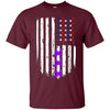 Image of Alzheimer Awareness T-Shirt Purple Ribbon Tees