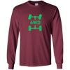 Image of 4WD Retro Long Sleeve T-Shirt Offroad Overland 4x4 Green