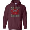 Image of Santa Claws Festive Crab Ugly Christmas Sweater T-Shirt