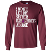 Image of Alzheimer's Awareness T-Shirt For Sister Purple Ribbon Tee