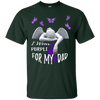 Image of Alzheimer Awareness T-Shirt I Wear Purple for my Dad Tee