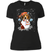 Image of Christmas Snowman Beagle Funny T-shirt